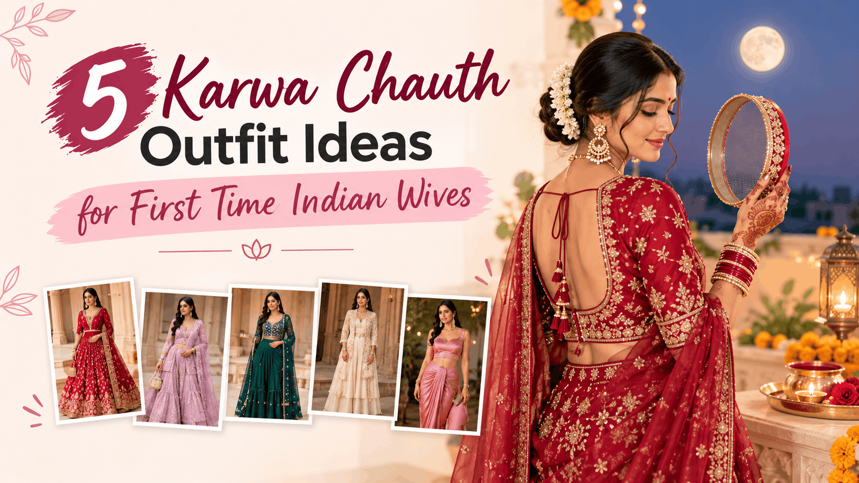 Five Karwa Chauth Outfit Ideas