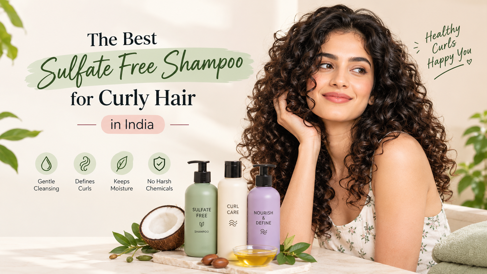 Best Sulfate Free Shampoo for Curly Hair in India