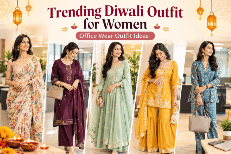 Diwali outfit ideas for women for office wear india